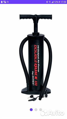 Насос ножной интекс 68615