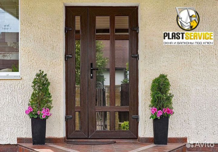 Входные пластиковые двери, пвх двери