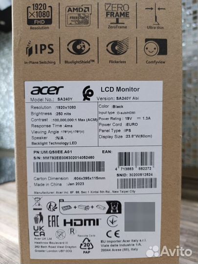 Монитор Acer 24