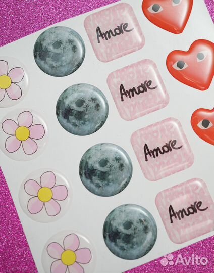 3D стикеры оптом с любым дизайном