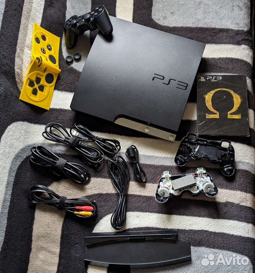 Оригинальная невзломанная консоль PS3 Slim