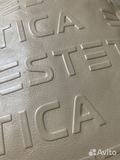 Подушка декоративная из натуральной кожи