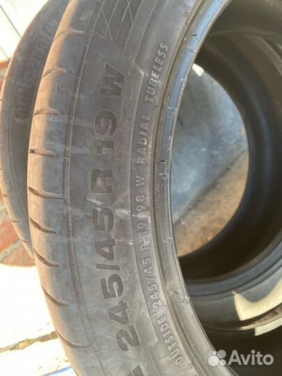 Continental ContiSportContact 245/45 R19