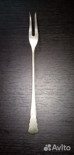 Серебряная вилка. 31гр. Старинное серебро