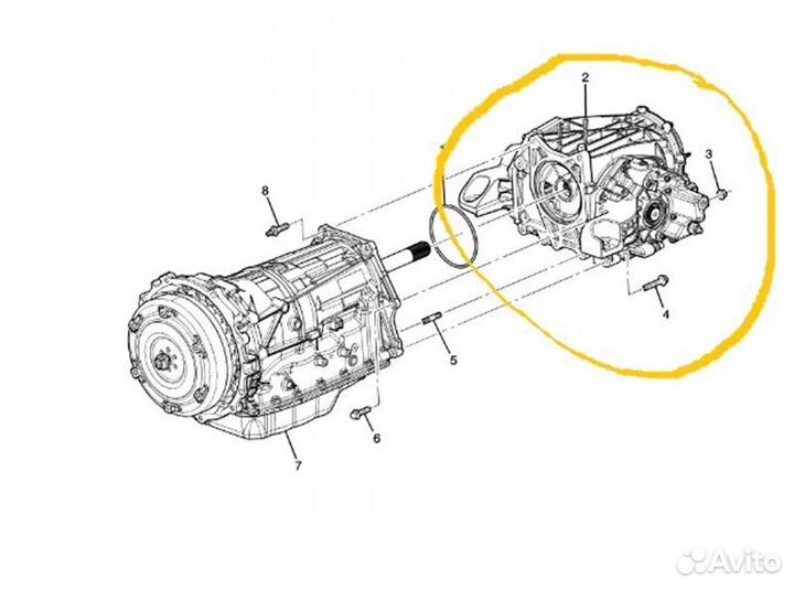 Редуктор Chevrolet Corvette С7 LT1 2014