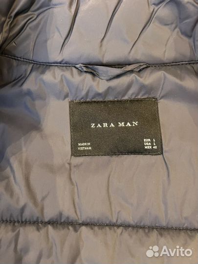 Куртка весенняя zara 48/50 мужская легкая