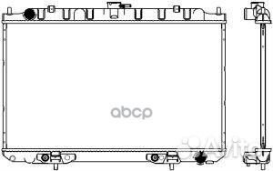 Радиатор системы охлаждения 33411016 Sakura