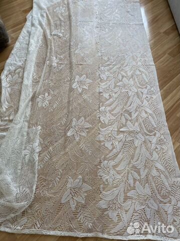 Тюль два полотна