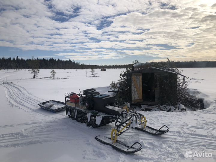 Самодельный снегоход
