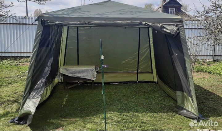 Шатер усиленный водостойкий с маскитной сеткой