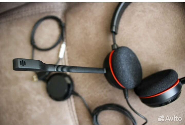 Наушники гарнитура, стерео. USB. Jabra оригинал