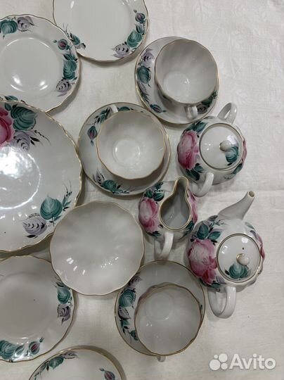 Редкий чайный сервиз СССР лфз