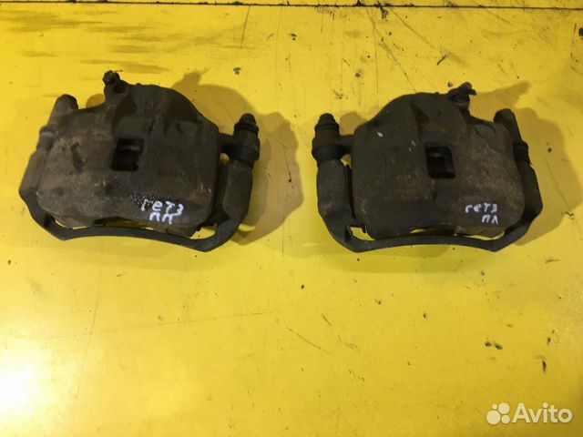 Суппорт тормозной Hyundai Getz I рестайл. 2005–201