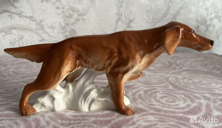 Статуэтка «Ирландский сеттер» фарфор СССР