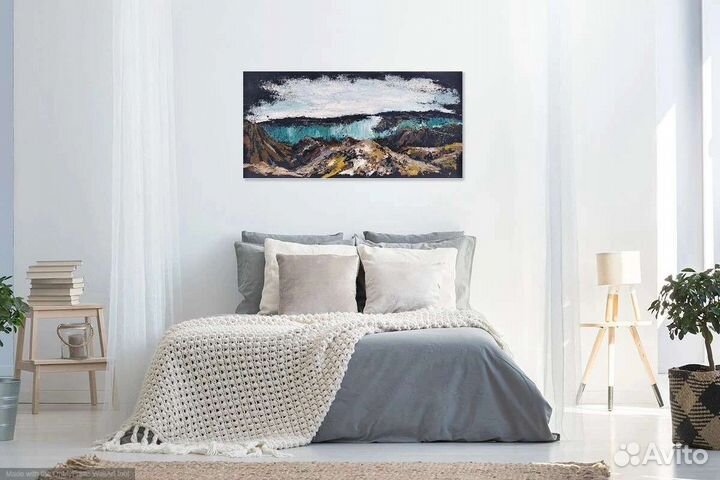 Пейзаж, мастихин. Интерьерная картина, декор дома