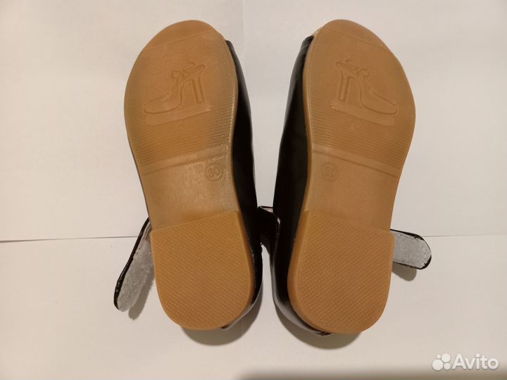 Туфли черные детские для девочек 29