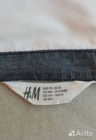 Рубашка на мальчика h&m 170