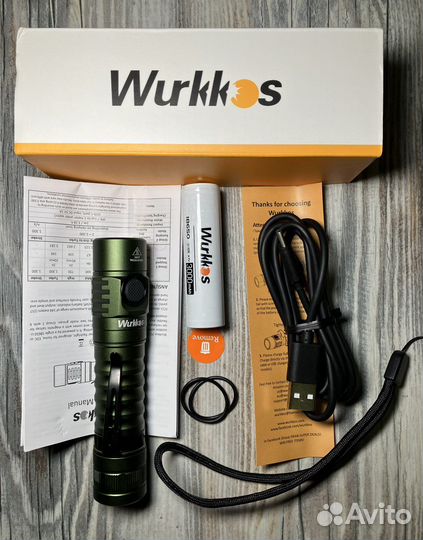 EDC Фонарь Wurkkos FC11 Green