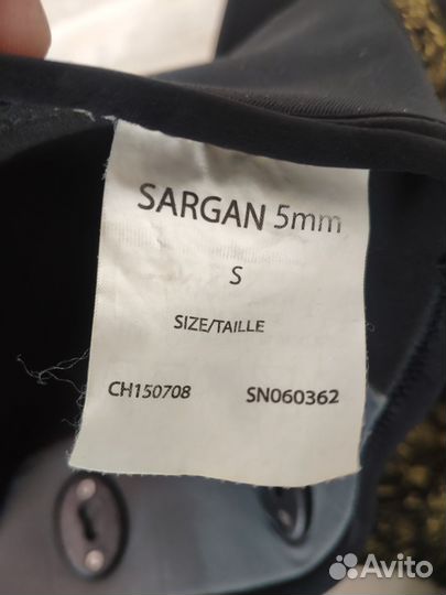 Гидрокостюм мужской 5 мм