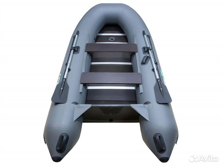 Лодка пвх Gladiator B330 темно-серый