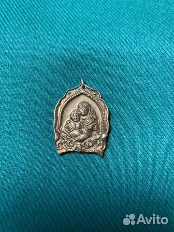 Старинный кулон Секстинская Мадонна