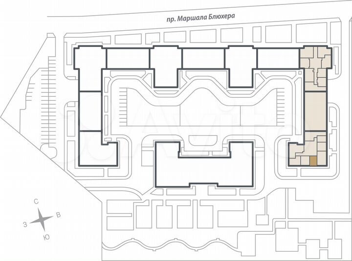 Квартира-студия, 28,6 м², 11/15 эт.