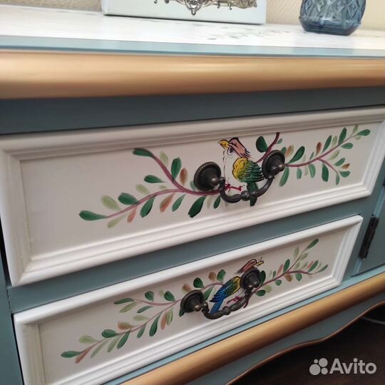 Тв- тумба Прованс с росписью