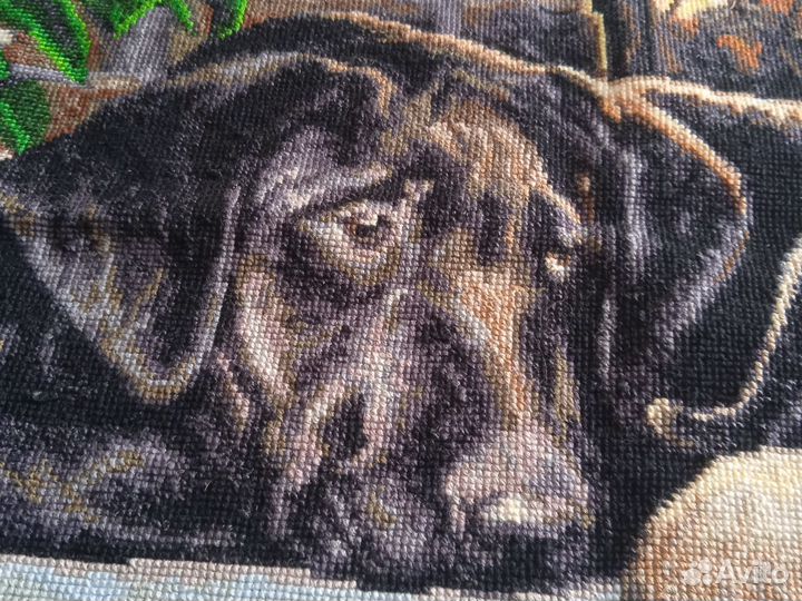 Картина вышитая крестом 