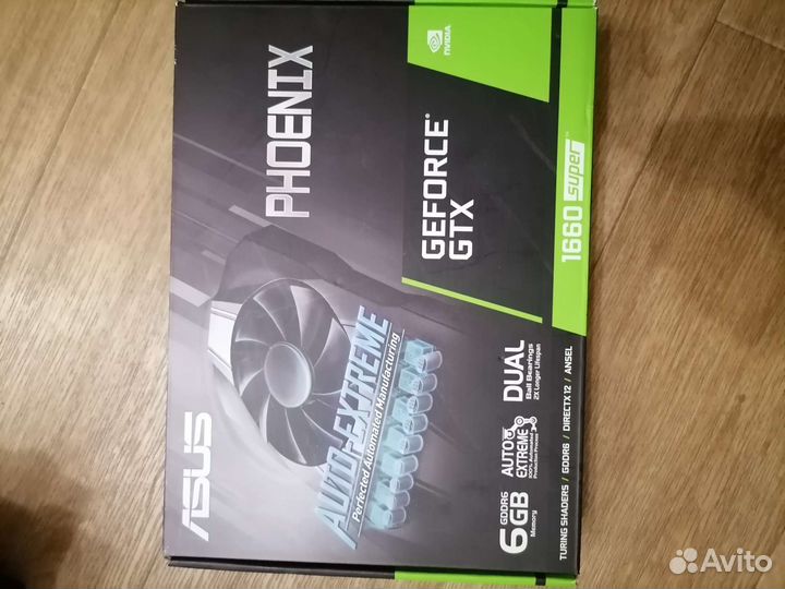 Видеокарта GTX 1660 super 6gb