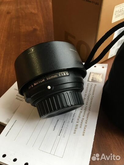 Продам объектив Nikon AF-S 50mm F1.8G Nikkor