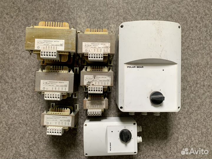 Пятиступенчатые автотрансформаторы для вентиляции