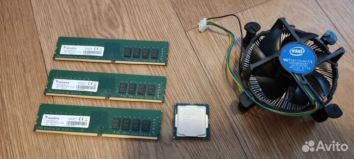Комплектующие asus prime Z370-P, i5-8400 24 Гб