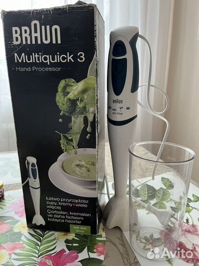 Блендер погружной braun бу