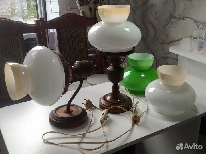 Настольная лампа и бра СССР. Винтаж