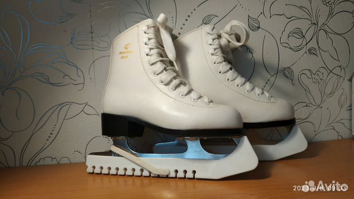 Коньки фигурные 31 размер Graf Montana Gold