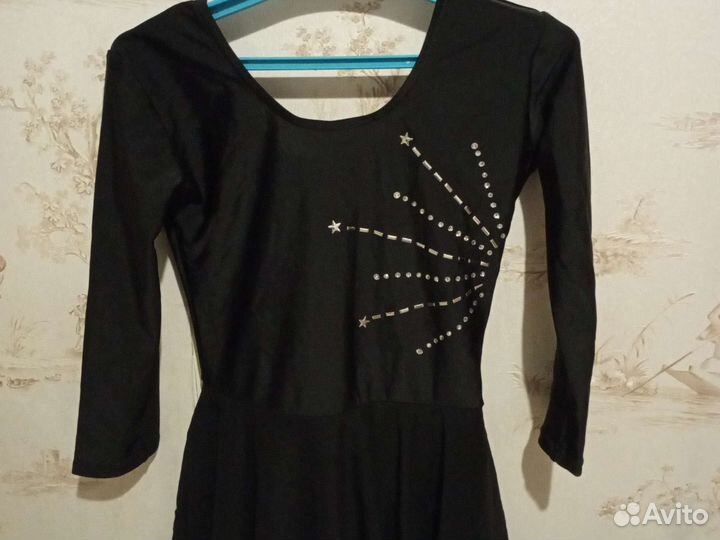 Купальник с юбкой, р. 128