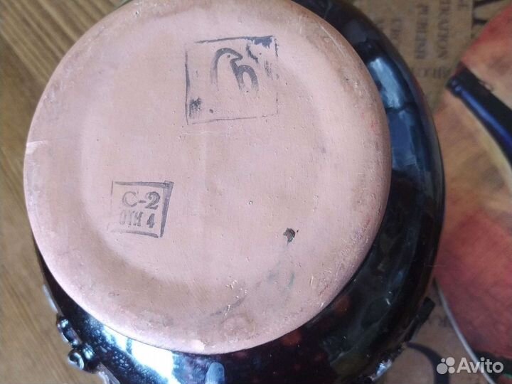 Ваза Гжель глиняная СССР