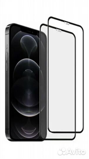 Защитное стекло (2 шт) iPhone 12 Pro Max