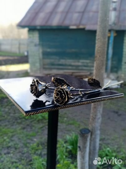 Стол, лавочка, ограда