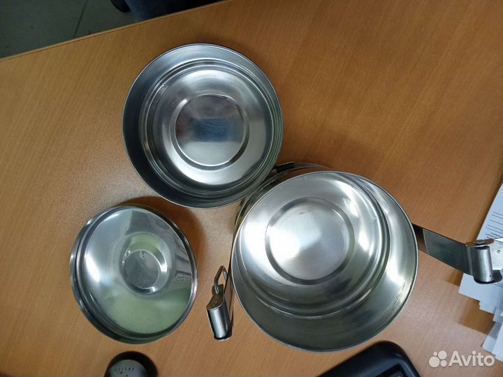 Ланч бокс (судок) из нержавеющей стали на 3 секции