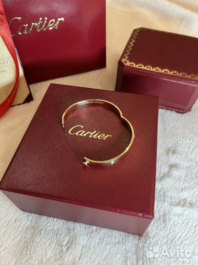 Золотой браслет Cartier