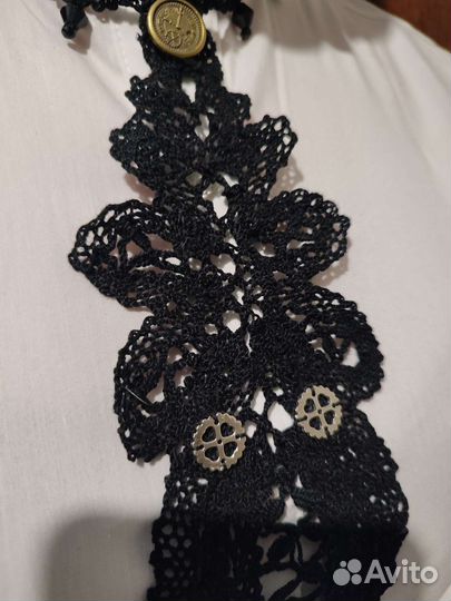 Галстук вологодское кружево стимпанк аксессуар