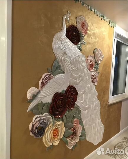 Барельеф. Роспись стен/потолка. Флокирование