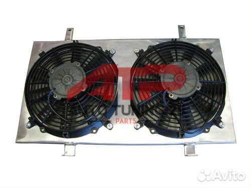 Диффузор алюминиевый для радиатора - Mazda RX8 (с