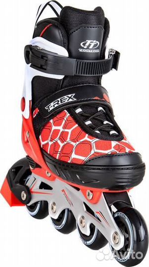 Роликовые коньки tech team T-rex (2022) красный