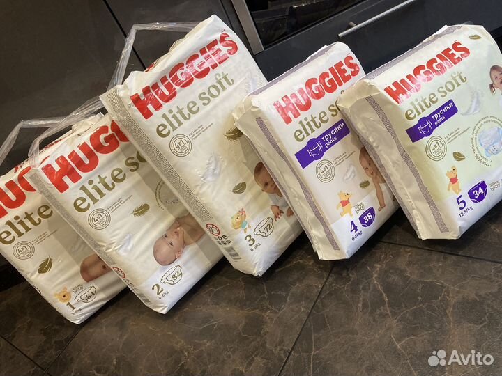 Huggies elite soft 1 2 3 4 5