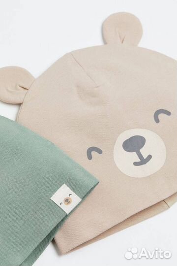 Шапки H&M 62/68,74/80,86/92,98/104