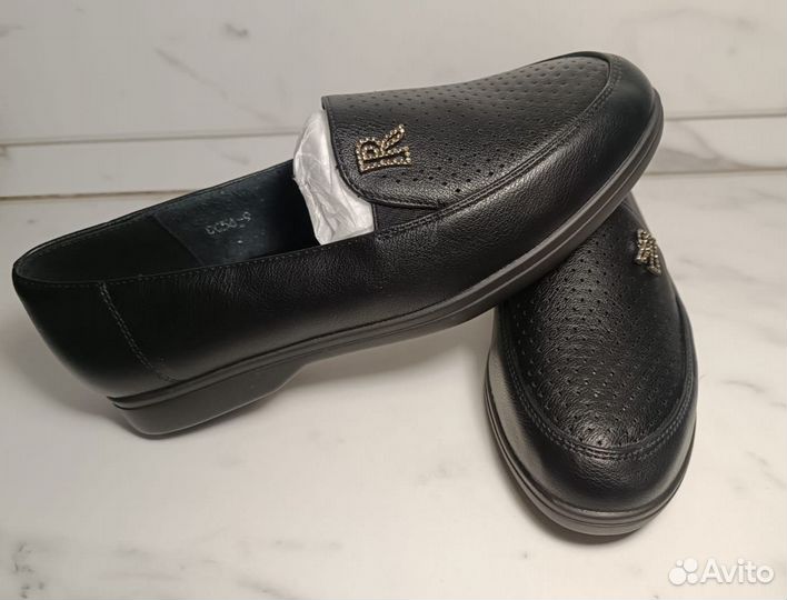 Полуботинки женские чёрные