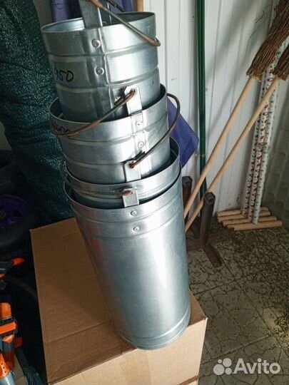 Ведро для колодца оцинкованнное