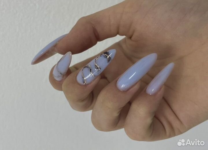 Маникюр с покрытием, любой дизайн